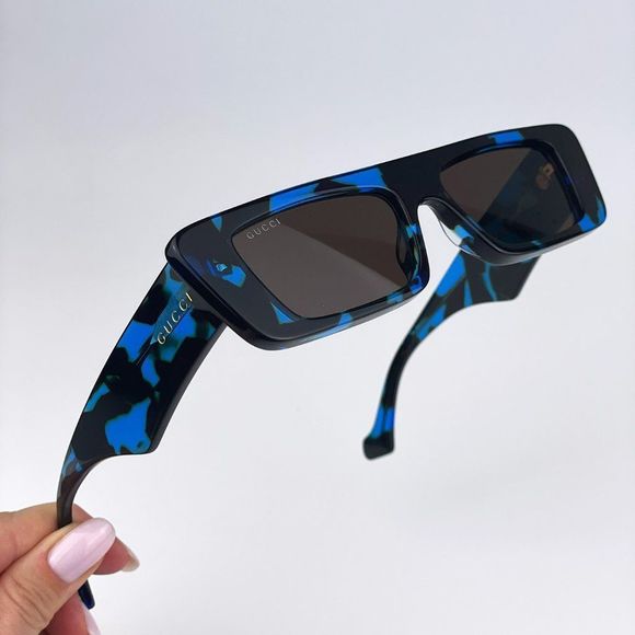 Gucci Other - 🔥Gucci GG1331S 004 Sunglasses Black Turquoise Havana Dark Brown Rectangl Unisex